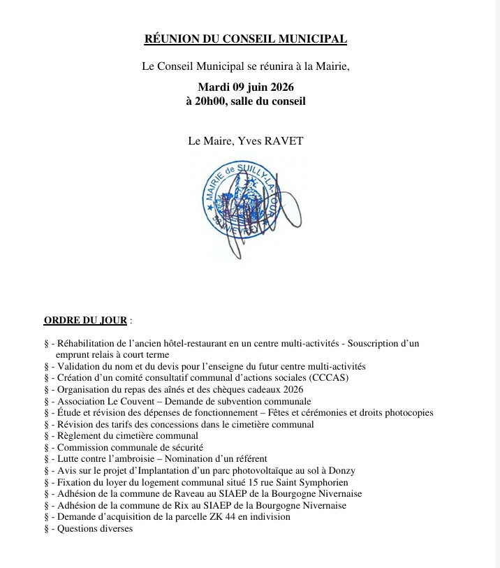 conseil municipal